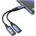 Аудиоконвертер Joyroom SY-C03 Type-C на Type-C-Type-C - черный