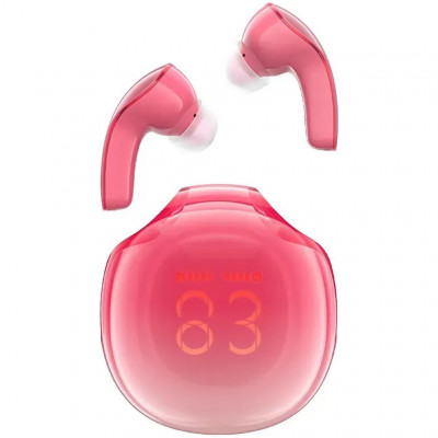 Беспроводные наушники Acefast T9 Crystal (Pomelo Red)
