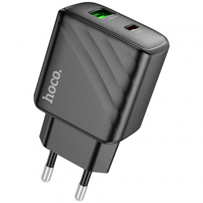 Сетевое зарядное устройство hoco CS23A Sunlight, QC3.0 - черный