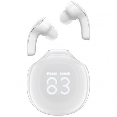 Беспроводные наушники Acefast T9 Crystal (Porcelain White)
