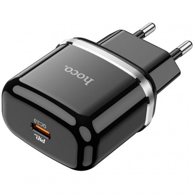 Сетевое зарядное устройство hoco N24 Victorious PD20W - черный