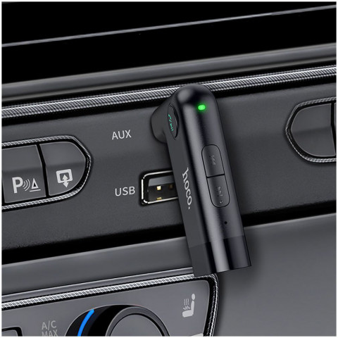 hoco-e53-dawn-sound-in-car-aux-wireless-receiver-interior