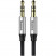 Кабель Baseus Yiven Audio Cable 3.5mm Male Audio M30 1.5m Silver+Black (CAM30-CS1)