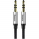 Кабель Baseus Yiven Audio Cable 3.5mm Male Audio M30 1.5m Silver+Black (CAM30-CS1)