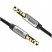 Кабель Baseus Yiven Audio Cable 3.5mm Male Audio M30 1.5m Silver+Black (CAM30-CS1)