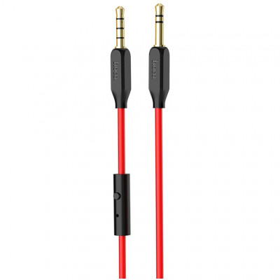 Кабель Hoco UPA12 AUX Jack 3,5mm - Jack 3,5mm 1м - чёрный