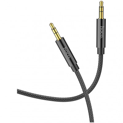 Кабель Hoco UPA19 AUX Jack 3,5mm - Jack 3,5mm 1м - чёрный