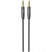 Кабель Hoco UPA19 AUX Jack 3,5mm - Jack 3,5mm 1м - чёрный