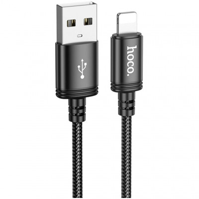 Кабель Hoco X89 Wind USB-A на Lightning 1м. - черный