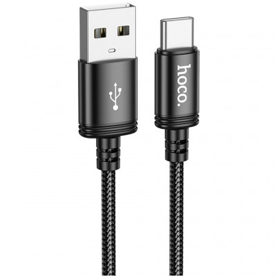 Кабель Hoco X89 Wind USB-A на Type-C 3A, 1м, - черный