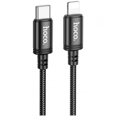 Кабель Hoco X89 Wind Type-C на Lightning - черный
