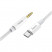 Кабель Hoco UPA19 AUX Type-C - Jack 3,5mm 1м - серебристый
