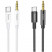 Кабель Hoco UPA19 AUX Type-C - Jack 3,5mm 1м - серебристый