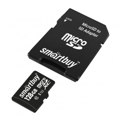 Карта памяти MicroSD 128gb Smartbuy Class 10