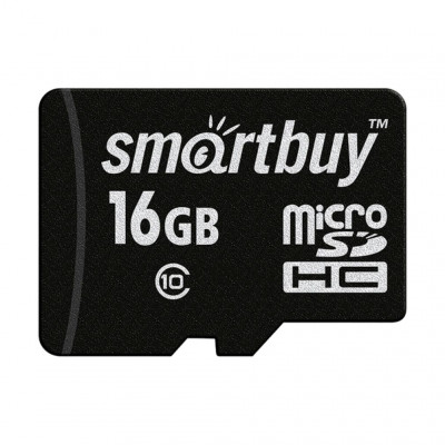 Карта памяти MicroSD 16gb Smartbuy Class 10