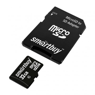 Карта памяти MicroSD 32gb Smartbuy Class 10