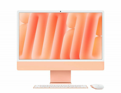 Apple iMac 24" with Retina 4.5K (M4 10C CPU, 10C GPU/16GB/512GB) (Orange) (Z1EV000L0/Z1EW000DU)