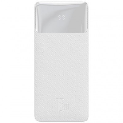Внешний аккумулятор 30000mAh 15W Baseus Bipow Digital PPDML-K02 - белый