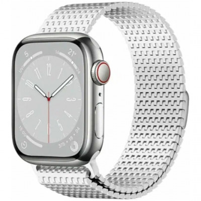 Ремешок для Apple Watch WIWU Domino WI-WB002 42/44/45/49mm Silver