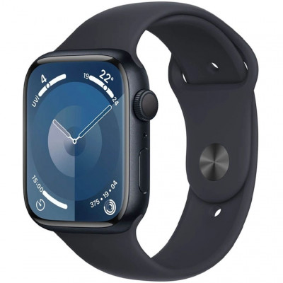 Умные часы Apple Watch Series 9 45mm GPS Midnight Aluminium Case Midnight Sport Band