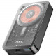 Внешний аккумулятор с Qi 10000mAh PD20W, QC3.0 hoco Q14A Ice Crystal - черный