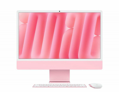 Apple iMac 24" with Retina 4.5K (M4 10C CPU, 10C GPU/16GB/512GB) (Pink) (MWV53/Z1ER000LG)