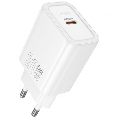 Сетевое зарядное устройство Hoco N60 Gentle PD20W - белый