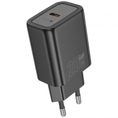 Сетевое зарядное устройство Hoco N60 Gentle PD20W - черный