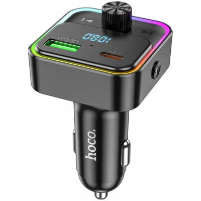 FM модулятор Hoco E81 Fantasy PD30W - QC3.0 - черный