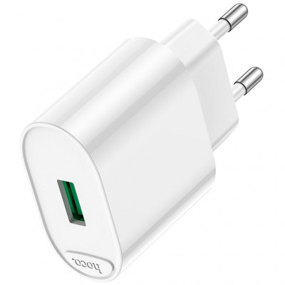 Сетевое зарядное устройство C109A Fighter 1USB QC3.0 18W - Белый