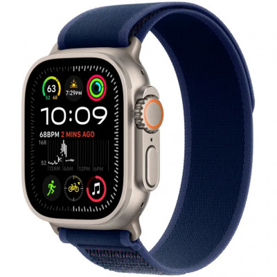 Смарт-часы Apple Watch Ultra 2 2024 49мм Natural Trail Loop Blue S/M (черный-синий)