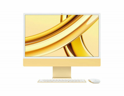 Apple iMac 24" with Retina 4.5K (M3 8C CPU, 10C GPU/16GB/512GB) (Yellow) (Z19F000D8)