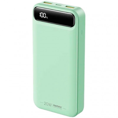 Внешний аккумулятор 20000mAh 22.5W Remax RPP-521 - зеленый