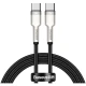 Кабель Baseus Type-C на Type-C 100W 1м CATJK-D02 - черный