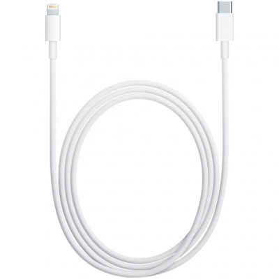 Дата-кабель Apple (комплектный) Type-C на Lightning 1м - белый