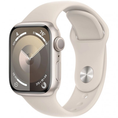 Смарт-часы Apple Watch Series 9 41mm GPS Starlight Aluminium Case Starlight Sport Band