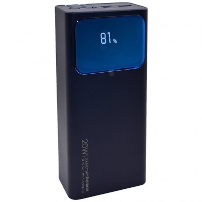 Внешний аккумулятор 30000mAh 20W+22.5W PD+QC Remax RPP-571 - синий