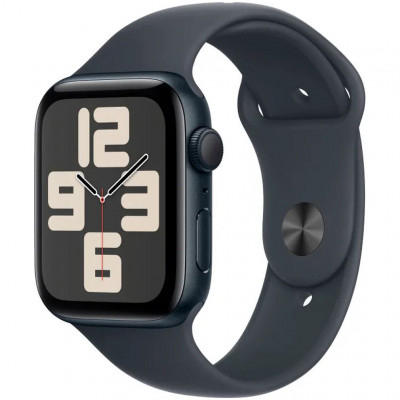 Умные часы Apple Watch SE (2024) 44mm GPS Midnight Aluminium Case Midnight Sport Band M/L