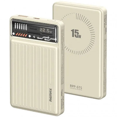 Внешний аккумулятор 10000mAh 20W+22.5W PD+QC Remax RPP-615 - белый