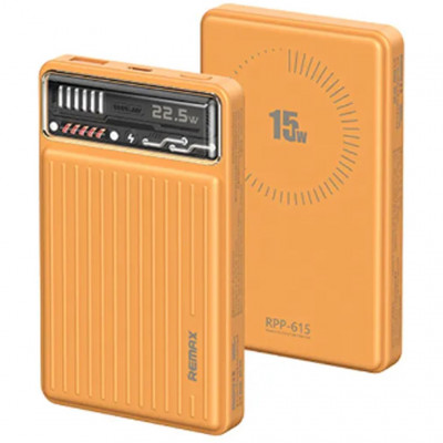 Внешний аккумулятор 10000mAh 20W+22.5W PD+QC Remax RPP-615 - желтый
