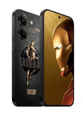 Смартфон Poco X8 Pro 12/512Гб Iron Man Edition - чёрный