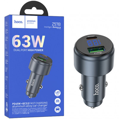АЗУ Hoco Z57B Glorious 63W PD45W+QC3.0 Type-C to Type-C