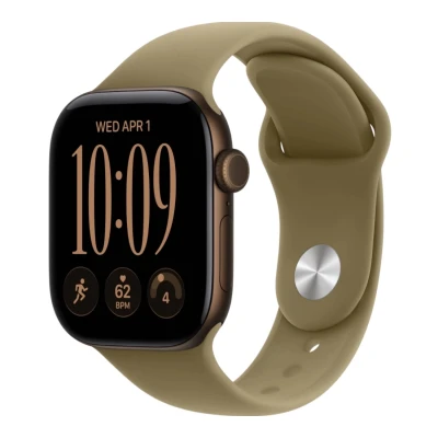 Умные часы Apple Watch Series 12 46mm GPS   Dark Bronze Aluminum Case Olive Sport Band M/L