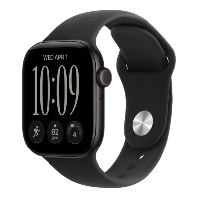 Умные часы Apple Watch Series 12 46mm GPS   Black Aluminum Case Black Sport Band M/L