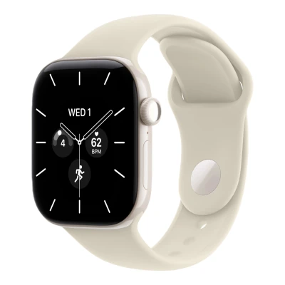 Умные часы Apple Watch Series 12 42mm GPS + Cellular   Pearl White Ceramic Case Sand Sport Band S/M