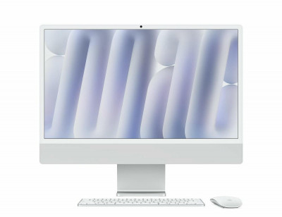Apple iMac 24" with Retina 4.5K (M4 10C CPU, 10C GPU/16GB/512GB) (Silver) (MWUV3)