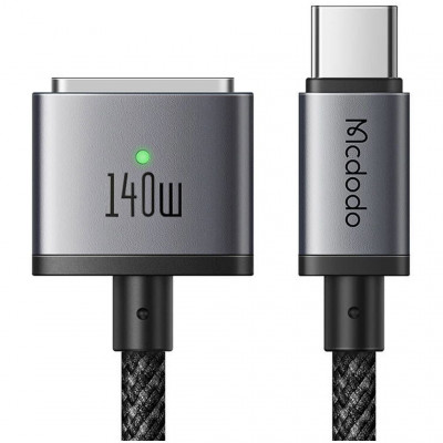 Кабель Mcdodo CA-147 USB-C to MagSafe 3 Magnetic Cable 140W 2M - черный