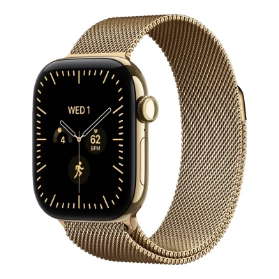 Умные часы Apple Watch Series 12 42mm GPS + Cellular   Radiant Gold Titanium Case Radiant Gold Milan
