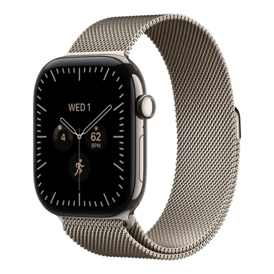Умные часы Apple Watch Series 12 46mm GPS + Cellular Natural Titanium Case Natural Milanese Loop M
