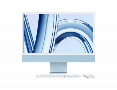 Apple iMac 24" with Retina 4.5K (M3 8C CPU, 10C GPU/16GB/512GB) (Blue) (Z19K0019C)